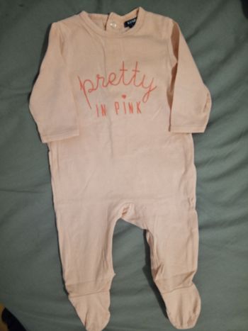 Pyjama léger "pretty in pink" _ 3 mois 