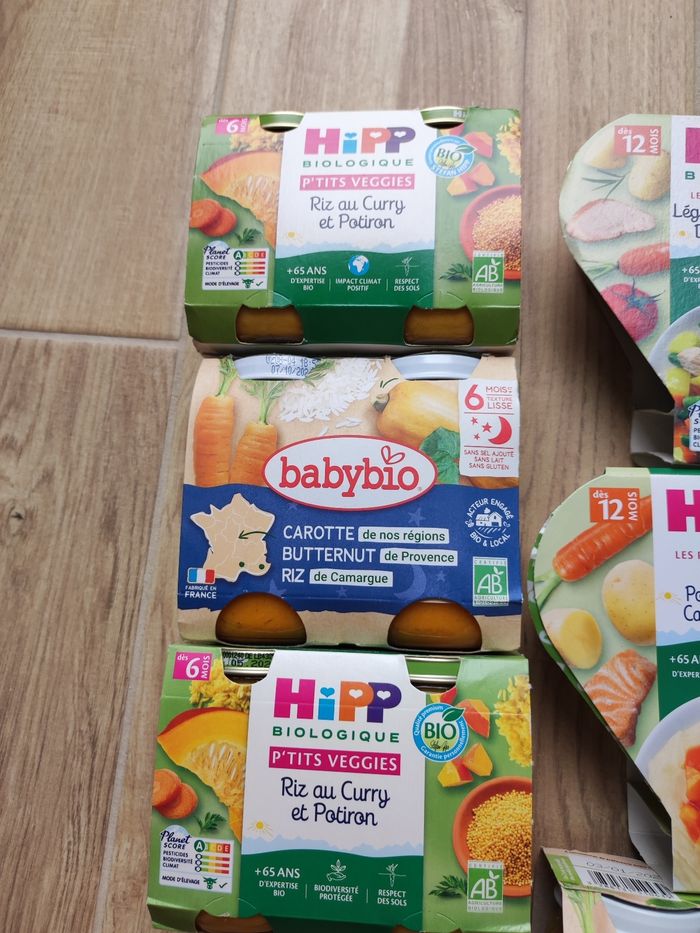 Lot repas bébé au - photo numéro 2