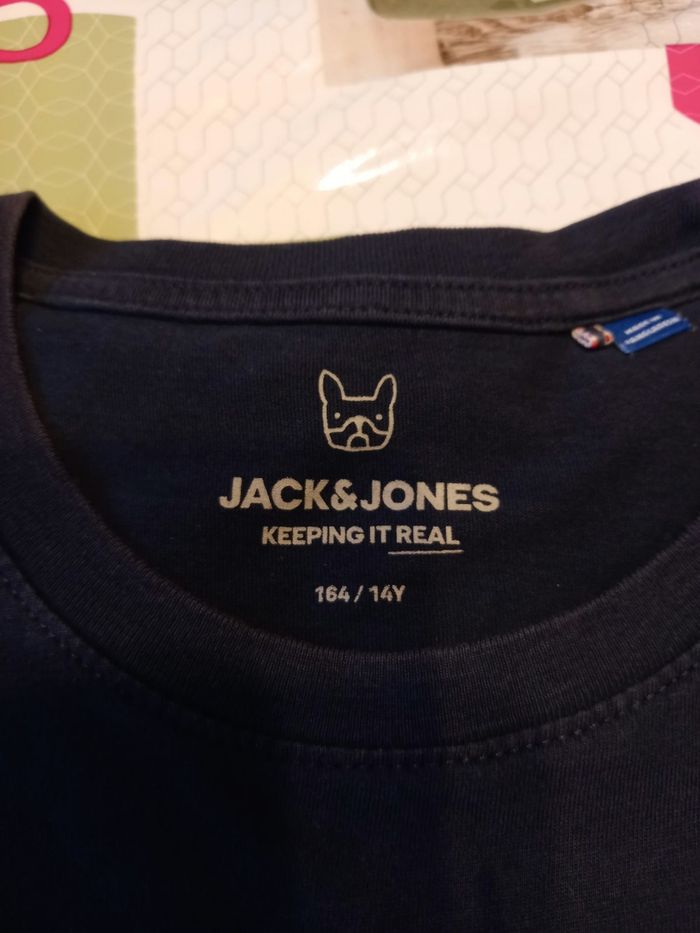 Tshirt manches courtes garçon Jack &Jones - photo numéro 3