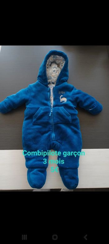 Combipilote garçon 3 mois