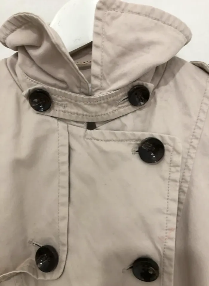 Trench crème avec ceinture Promod taille 38 comme neuf - photo numéro 13
