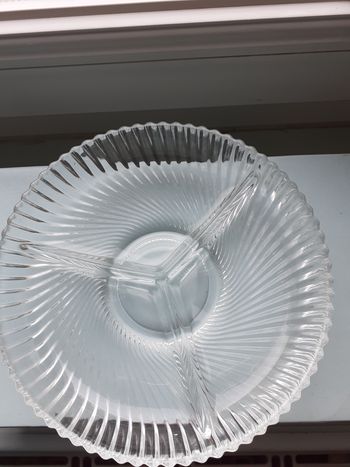 Assiette 3 compartiments vintage