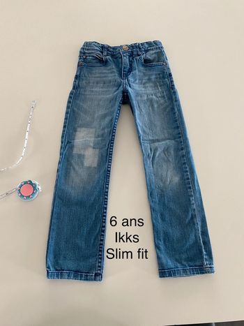 Jean bleu ikks slim fit 6 ans