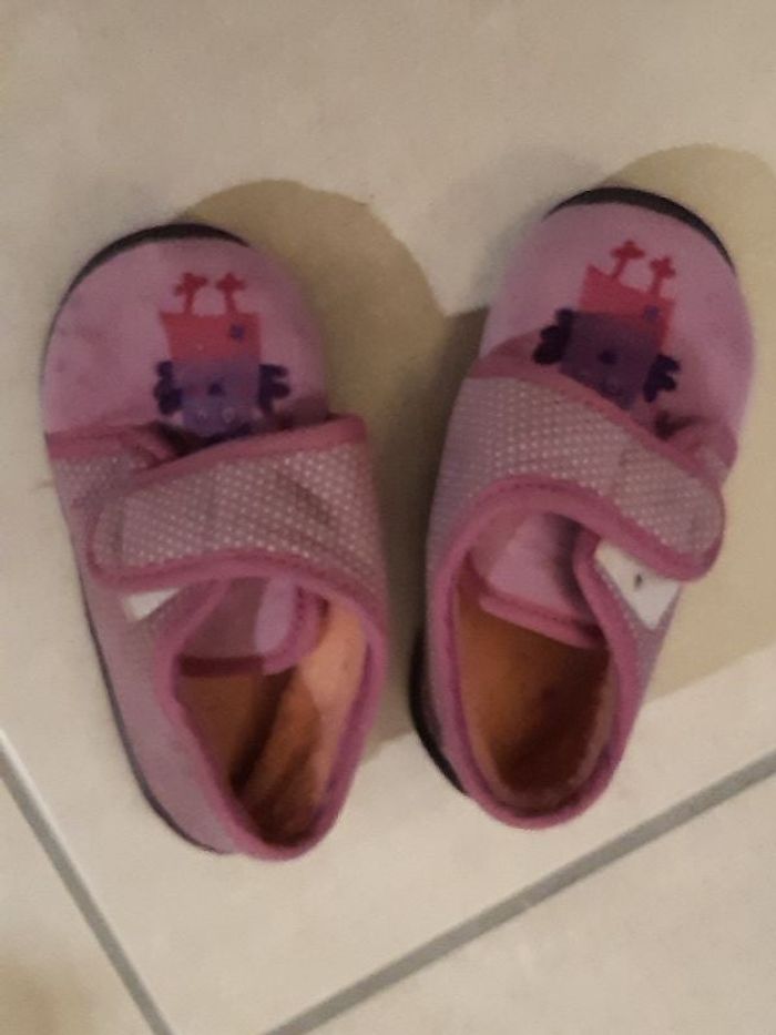 Chaussons violets