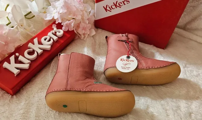 Bottes Bottines Cuir souple Semelle flexible Kickers T24 - photo numéro 2