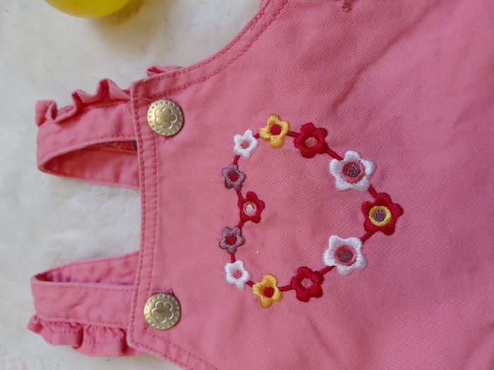 Robe en jean rose taille 6 mois - photo numéro 3