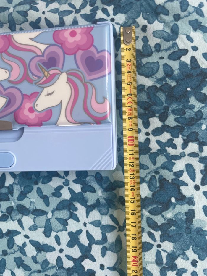 Trousse licorne plusieurs compartiments - photo numéro 2