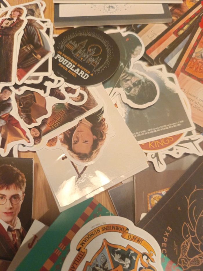 Lot divers mini cartes autocollant sur le thème d'Harry Potter - photo numéro 7