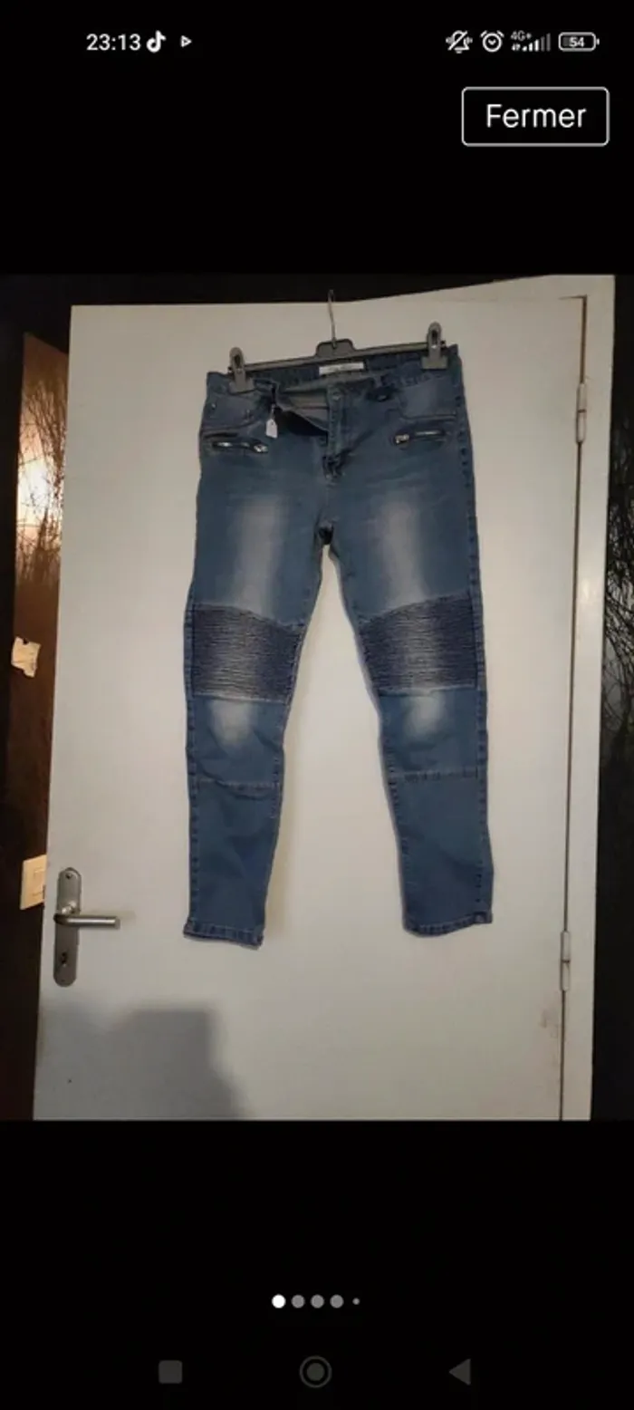 Jean bleu - photo numéro 2