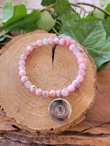 Bracelet chunk mémoire pour bouton pression
