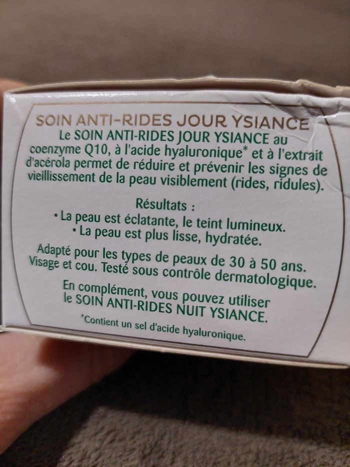 Soin de jour anti-rides Ysiance - photo numéro 4
