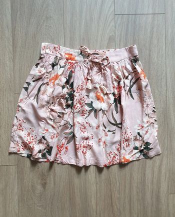 Jupe rose fleurie pimkie