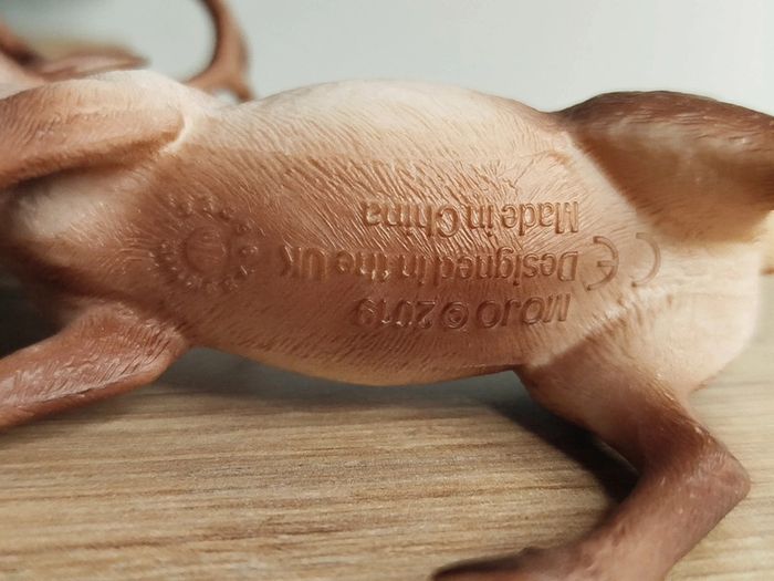 Figurine Renne et son bébé Animal de la forêt Mojo - photo numéro 6
