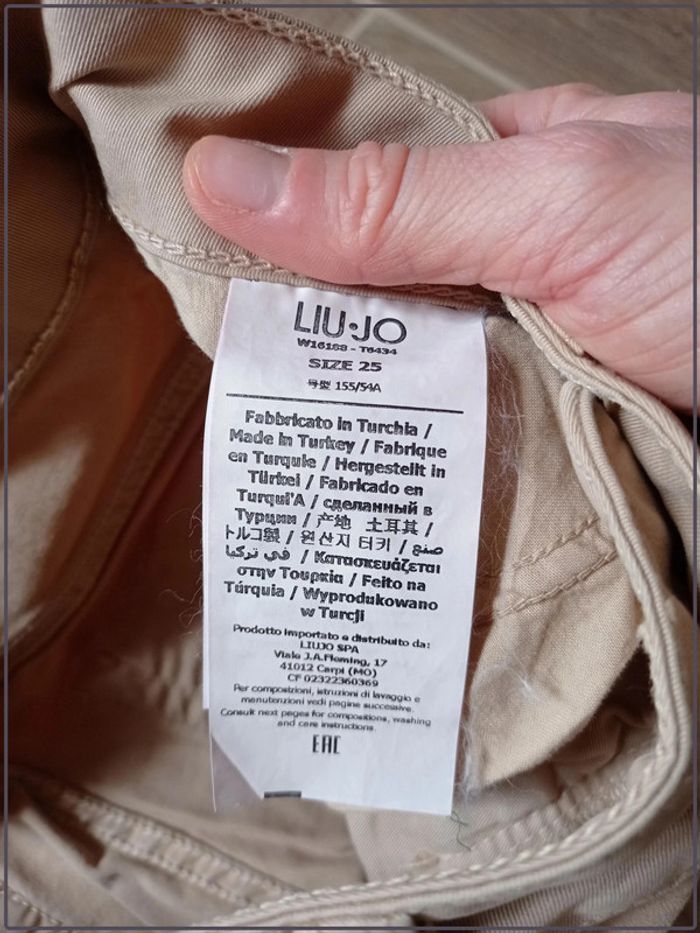 Pantalon neuf LIU JO beige bottom up classic regular taille 36 - photo numéro 6