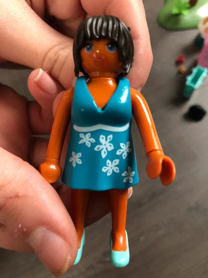 Dame playmobil plage palmier - photo numéro 3