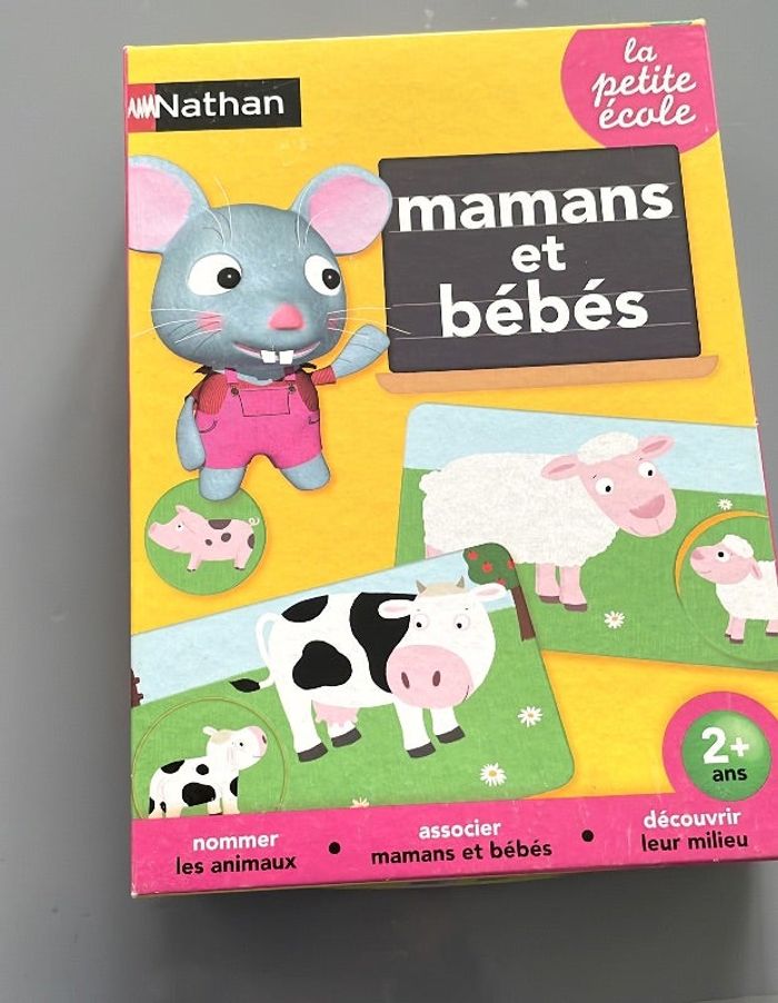 Jeu Mamans et Bébés Animaux - La Petite École de Nathan