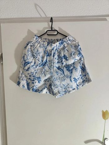 Esmara 36 Short Floral Bleu Ciel