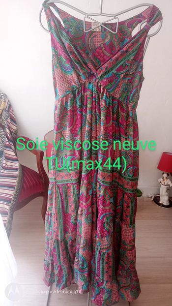 Robe longue  neuve soie bohème