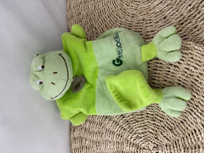 Grenouille BABY NAT doudou marionnette G comme Grenouille vert - photo numéro 3