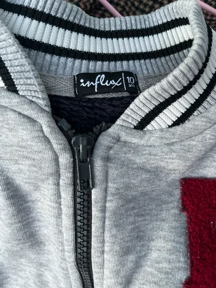 Veste extérieur intérieur polaire taille 10 ans - photo numéro 3