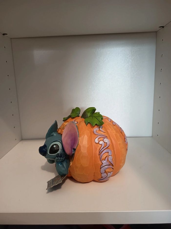 Figurine stitch citrouille Disney tradition neuve - photo numéro 5