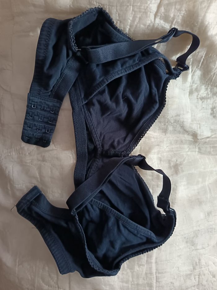 Soutien gorge allaitement 75  D noir - photo numéro 2