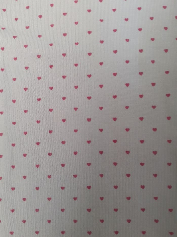 Sous pull rose clair motif coeurs - photo numéro 3