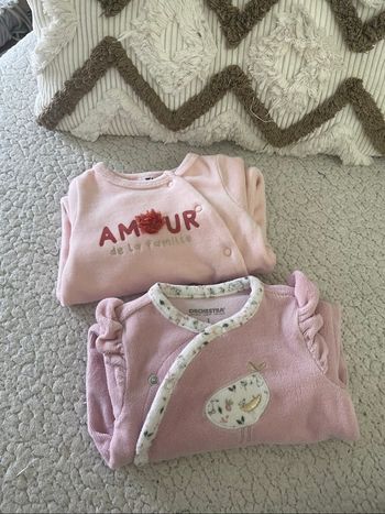 Lot de pyjama bébé fille