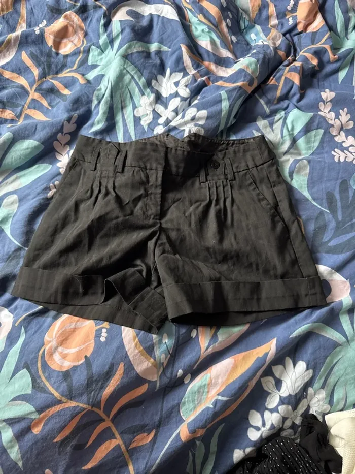 Mini short femme 38 promod noir