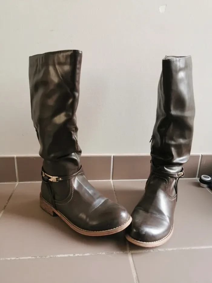 Bottes marron - photo numéro 4