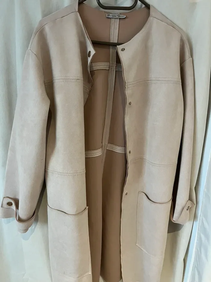 Veste Zara daim