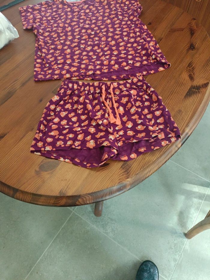 Pyjama short fille taille 14 ans - photo numéro 2
