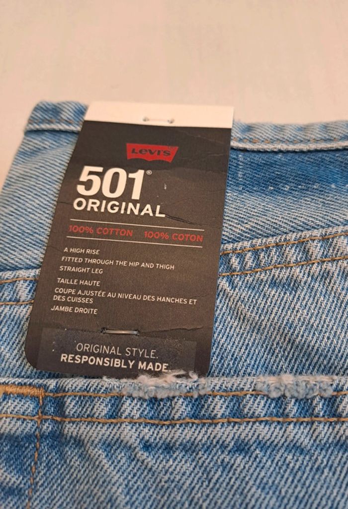 Jeans Levi's 501 Original 26x30 neuf - photo numéro 4