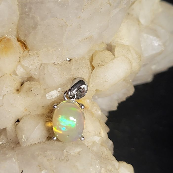 Superbe pendentif en opale welo Éthiopie 🤩 - photo numéro 3