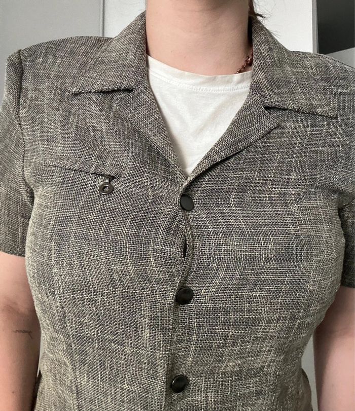 Blouse structurée Un Jour Ailleurs – Taille 38 - photo numéro 2