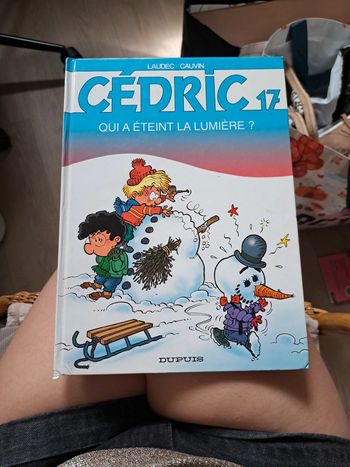 BD Cédric  Qui a éteint la lumière ?