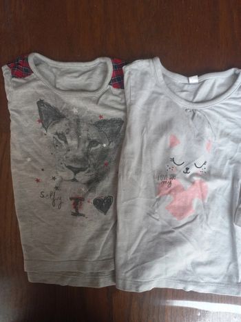 Lot de 2 t-shirts manches longues 36mois