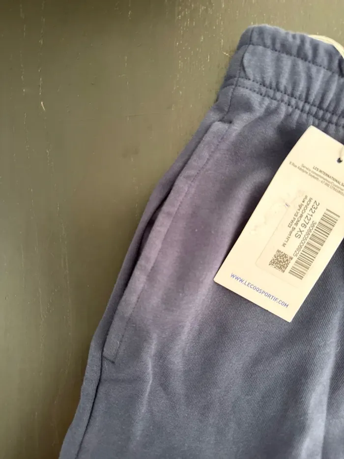 Short Le Coq Sportif bleu – Taille XS – Neuf avec étiquette - photo numéro 4
