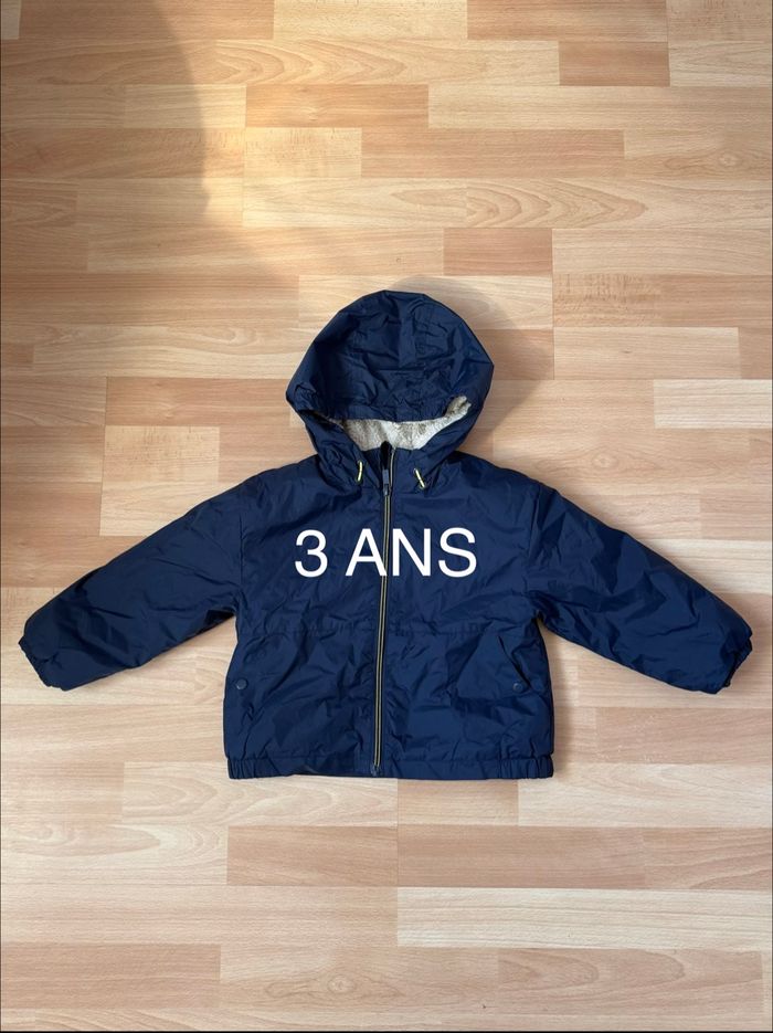 Coupe vent doublé garçon 3 ans