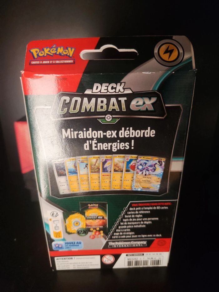 Deck de combat pokémon Miraïdon neuf - photo numéro 2