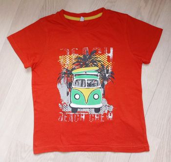Tee-shirt orange motif van combi T. 6 ans