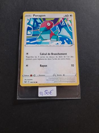 Carte Pokémon Porygon 140/196