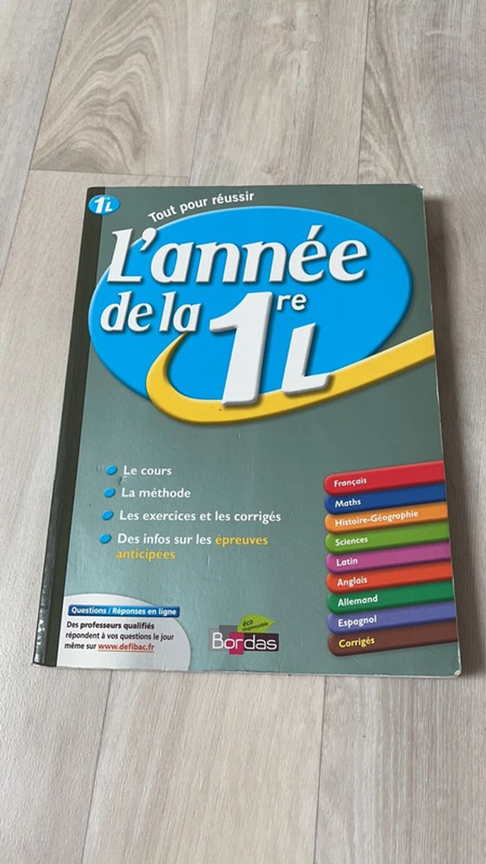 Livre 1ere L