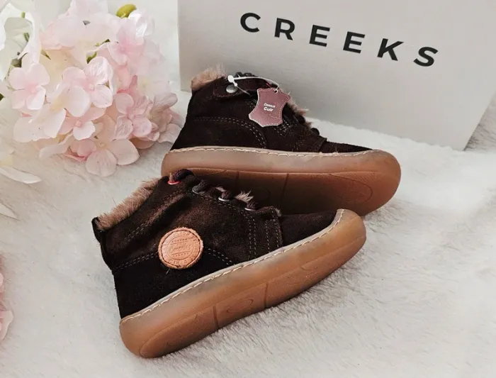 Bottes Bottines Cuir Zip Fourrées Semelle Flexible Creeks T23 - photo numéro 2