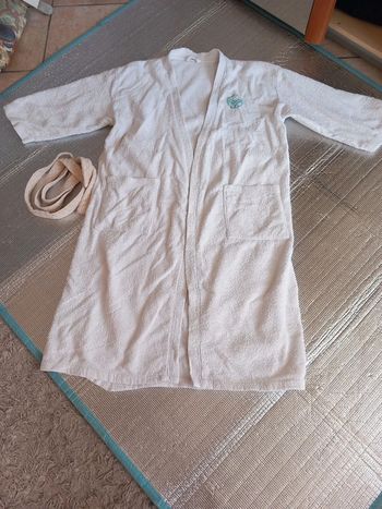 👧 Peignoir coton blanc T42