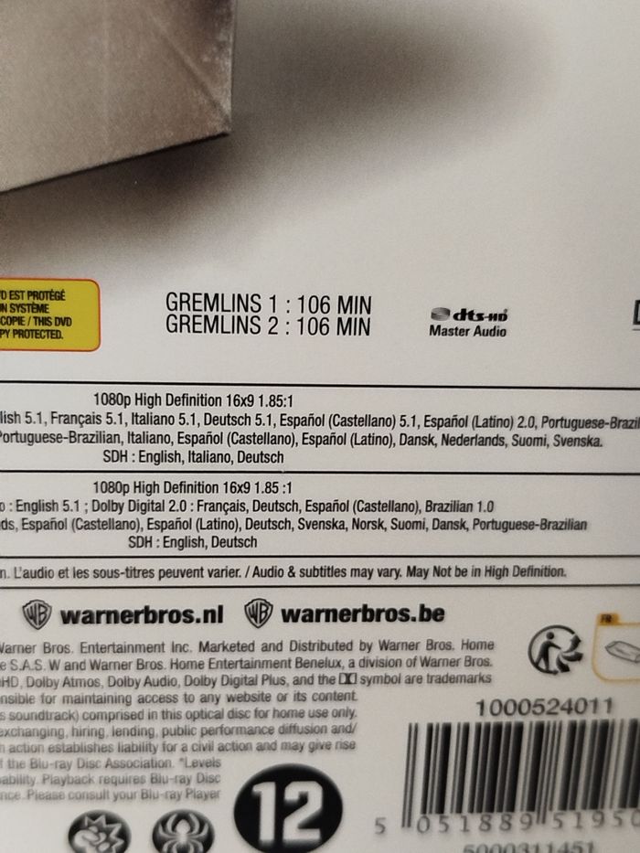 Collection Gremlins - Coffret Blu-ray - (Sous blister) - photo numéro 5