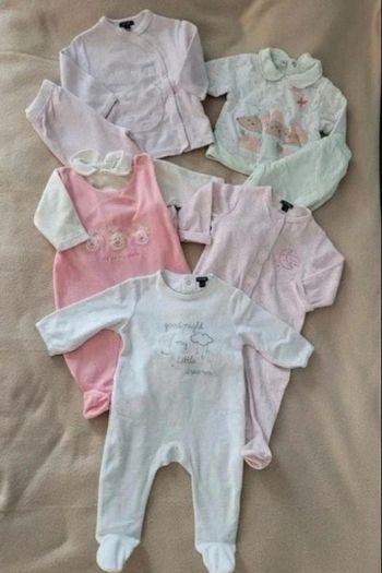 lot de 5 pyjamas 6 mois