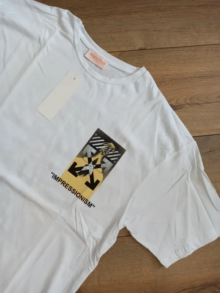 Tee shirt blanc homme L - photo numéro 3