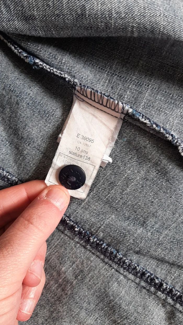 Veste en jean légère 10 ans - photo numéro 6