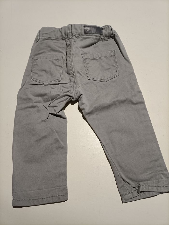 Pantalon gris 12 mois Obaïbi - photo numéro 2
